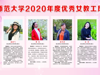 永利yl23411官网2020年度优秀女教工风采展